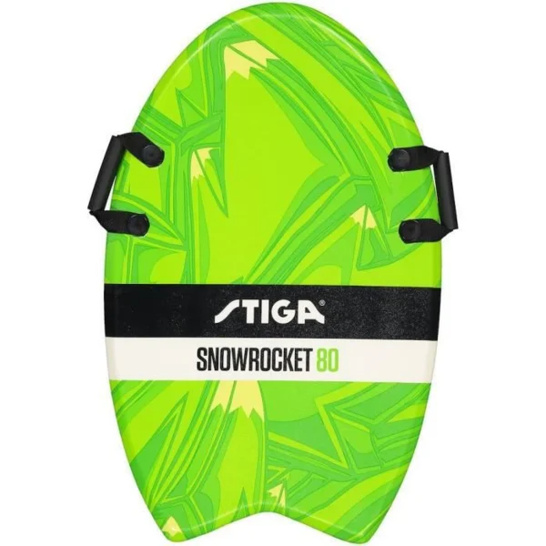 Meilleure vente ⌛ Stiga Stiga Luge Foamboard Snowrocket Graffiti 80 Green 😀 1