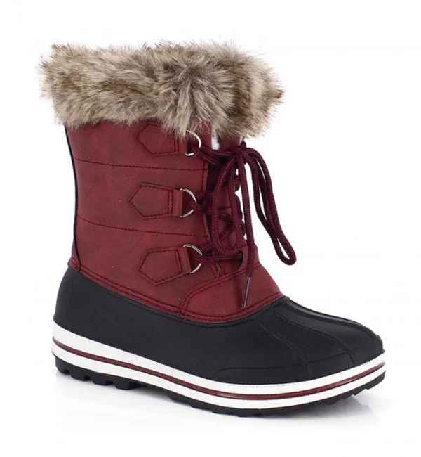 Grosses soldes 🔥 Montagne Enfant Kimberfeel Bottes De Neige Adriana2 ROUGE 🎉 3