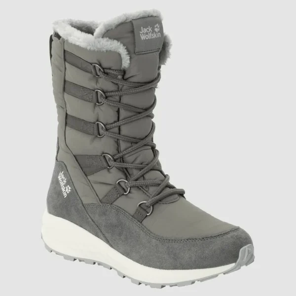 Tout neuf ⌛ Randonnee Pedestre Femme Jack Wolfskin Bottes Femme Jack Wolfskin Nevada Texapore High GRIS ❤️ 6