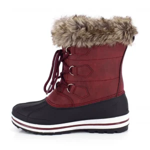 Grosses soldes 🔥 Montagne Enfant Kimberfeel Bottes De Neige Adriana2 ROUGE 🎉 14