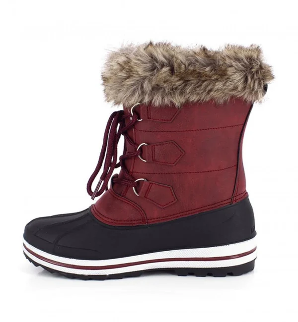 Grosses soldes 🔥 Montagne Enfant Kimberfeel Bottes De Neige Adriana2 ROUGE 🎉 5