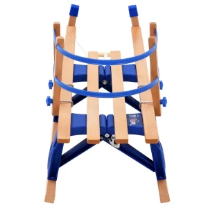 Offres ⌛ Traîneaux Vidaxl Vidaxl Traîneau Pliable En Bois Avec Dossier 119 Cm 👏 16